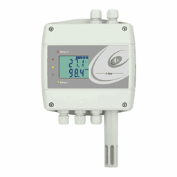 Toon details voor STR-102 Temperatuur en  RV regelaar met 75mm voeler en 2x relais uitgang Afbeelding van STR-102 Temperatuur en  RV regelaar met 75mm voeler en 2x relais uitgang
