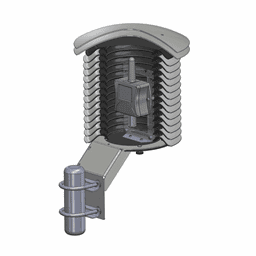 Toon details voor ATF8000 Professionele natuurlijk geventileerde weerhut (radiation shield)  Afbeelding van ATF8000 Professionele natuurlijk geventileerde weerhut (radiation shield)