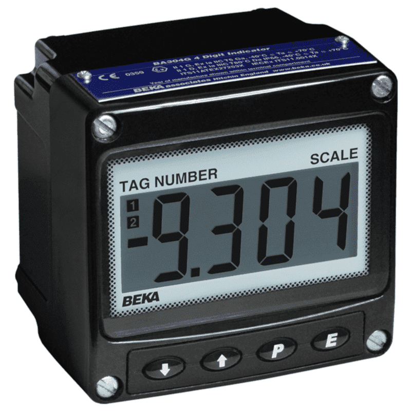 Beka ATEX loop-powered indicator serie BA304G