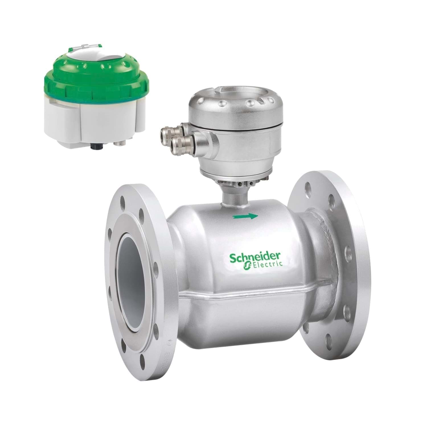 Débitmètre électromagnétique Schneider Electric pour eau potable à batterie série 6500W