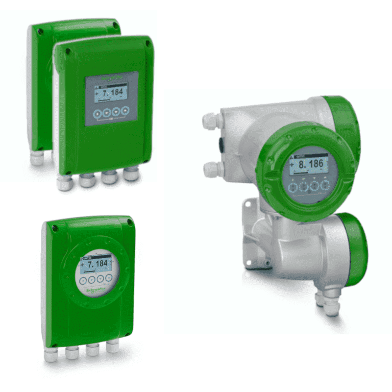 Débitmètre électromagnétique Schneider Electric pour la chimie série 9700A