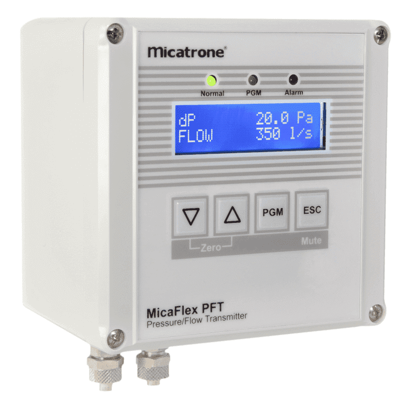 Micatrone drukverschil-flowtransmitter serie MF-PFT