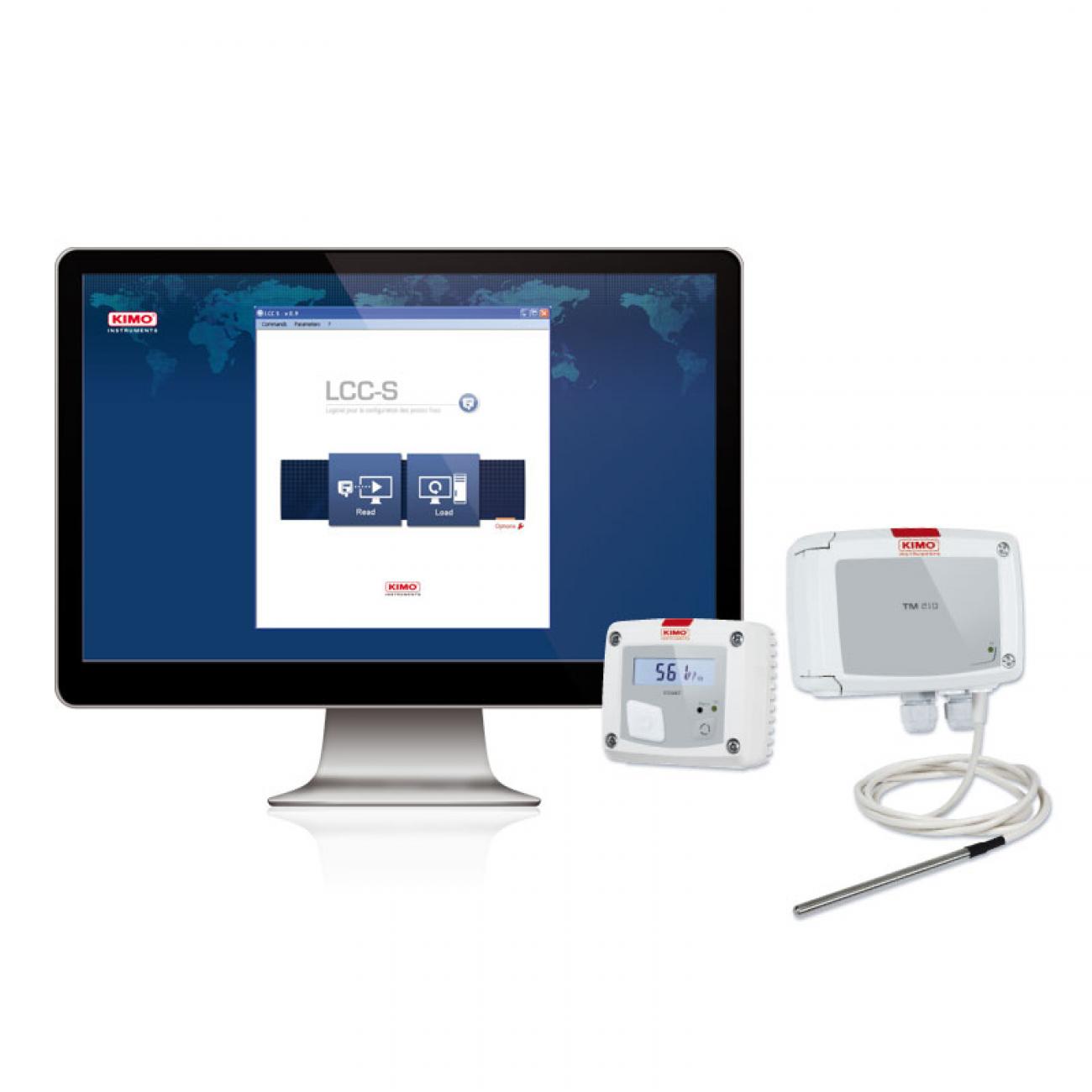 Configuratie software voor Kimo transmitters serie LCC-S